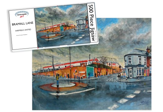 Bramall Lane Stadium 'Going to the Match' Fine Art Jigsaw Puzzle - Sheffield United FC Bramall Lane Stadium 'Going to the Match' Fine Art Jigsaw Puzzle - Sheffield United FC